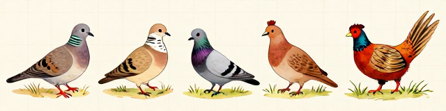 Tauben & bodenbrütende Vögel